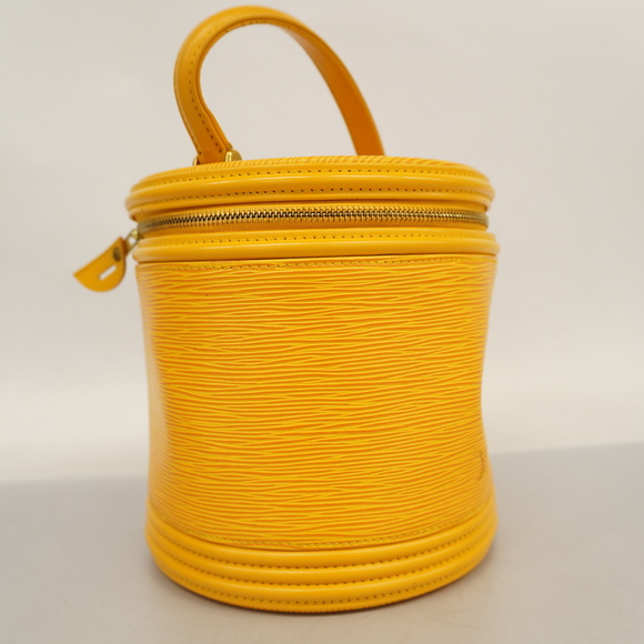 Auth Louis Vuitton Epi Cannes M48039 Women's Handbag Jaune - Picture 2 of 14